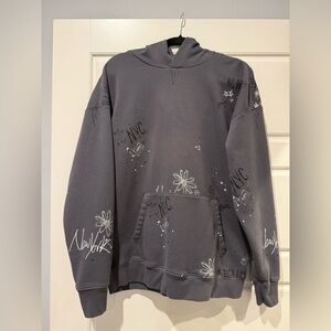 Abercrombie & Fitch New York NYC Hooded Sweatshirt Ladies Size XL